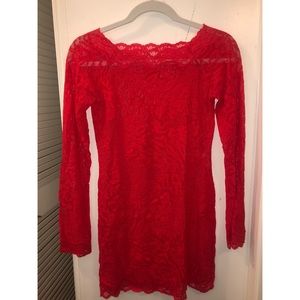 Red Lace Victoria’s Secret Dress